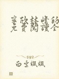 宁欣林峰的小说免费阅读全文