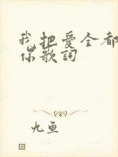 我把爱全都给了你歌词