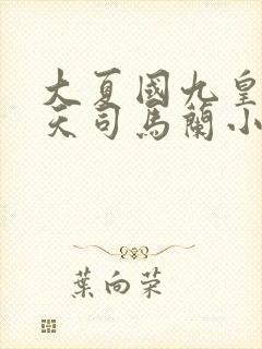 大夏国九皇子夏天司马兰小说