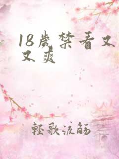 18岁禁看又黄又爽