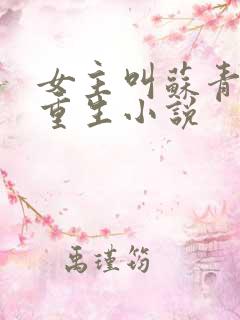 女主叫苏青鸾的重生小说