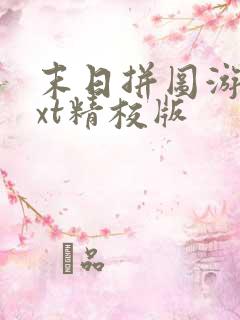 末日拼图游戏txt精校版