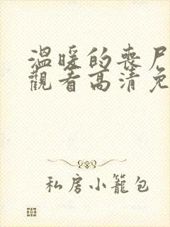 温暖的丧尸在线观看高清免费