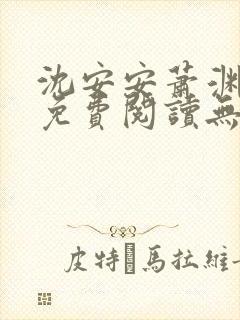 沈安安萧渊小说免费阅读无弹窗