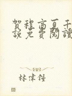 贺程商夏千千小说免费阅读最新章节