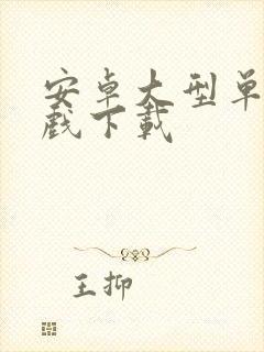 安卓大型单机游戏下载