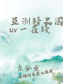 亚洲精品国产suv一在线