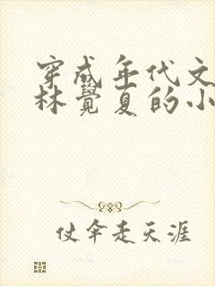 穿成年代文女配林觉夏的小说