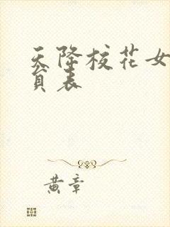 天降校花女友演员表