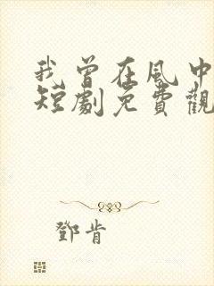 我曾在风中遇你短剧免费观看