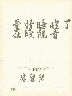 爱情睡醒了短剧在线观看