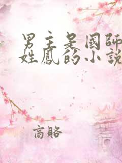 男主是国师女主姓凤的小说