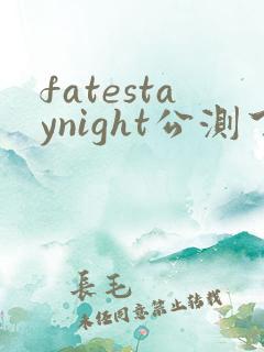 fatestaynight公测下载