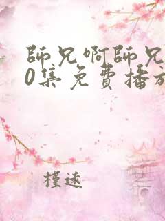 师兄啊师兄100集免费播放