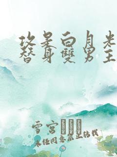 攻是白月光受是替身双男主