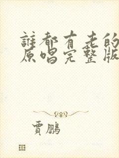 谁都有老的时候原唱完整版