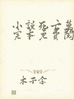 小说死亡万花筒完本免费阅读