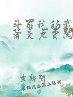 斗罗我的武魂是萧炎免费阅读