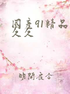 国产91精品久久久