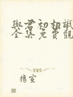 与君初相识高清全集免费观看