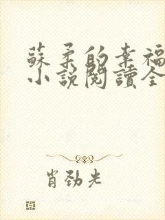 苏柔的幸福人生小说阅读全文