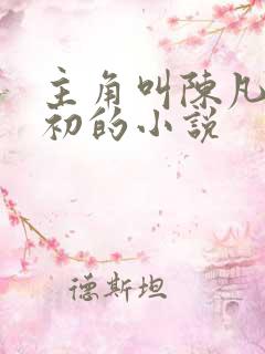 主角叫陈凡苏若初的小说