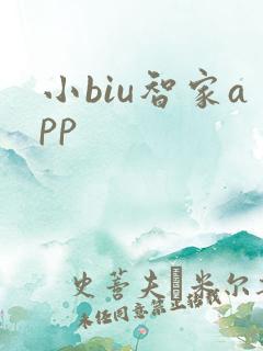 小biu智家app