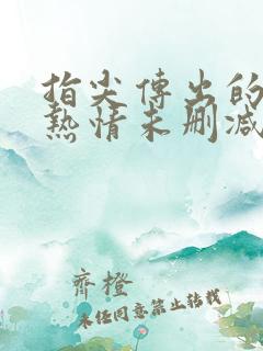 指尖传出的真挚热情未删减版