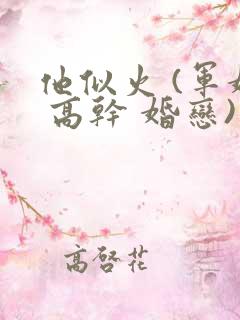 他似火 (军婚 高干 婚恋)免费阅读