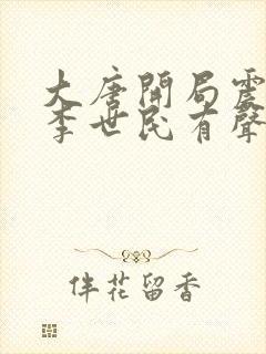 大唐开局震惊了李世民有声小说