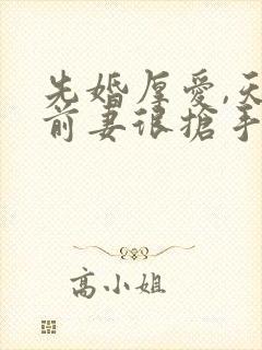 先婚厚爱,天价前妻很抢手