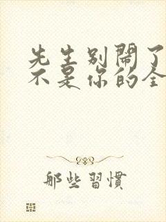 先生别闹了新娘不是你的全集