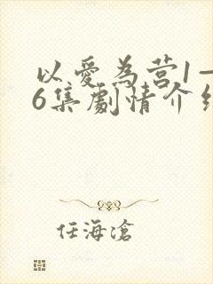 以爱为营1—36集剧情介绍