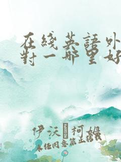 在线英语外教一对一哪里好