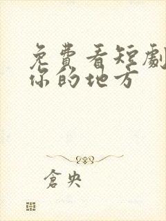 免费看短剧去有你的地方