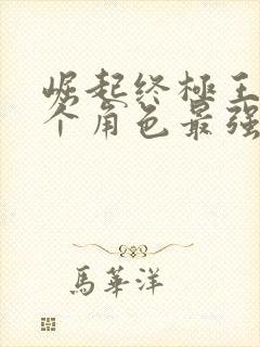 崛起终极王者哪个角色最强