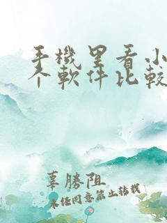 手机里看小说哪个软件比较好