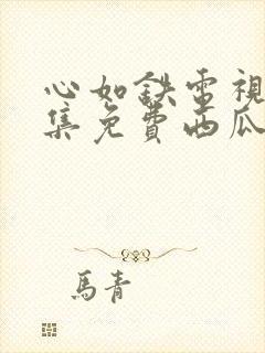 心如铁电视剧全集免费西瓜