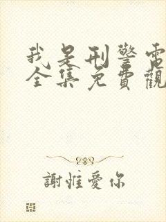 我是刑警电视剧全集免费观看高清