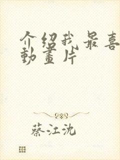 介绍我最喜欢的动画片