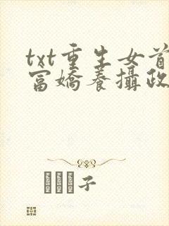 txt重生女首富娇养摄政王下载