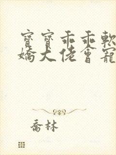 宝宝乖乖软软病娇大佬会宠会撩小说免费阅读