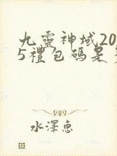 九灵神域2025礼包码是多少