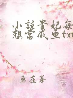 小说贵妃每天只想当咸鱼txt