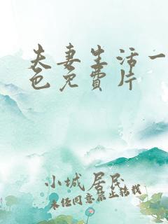 夫妻生活一级黄色免费片