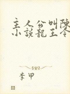 主人公叫陈平的小说龙王令