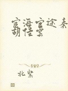 宦海官途秦峰和胡佳云