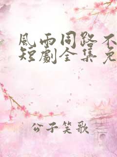 风雨同路不同舟短剧全集免费观看