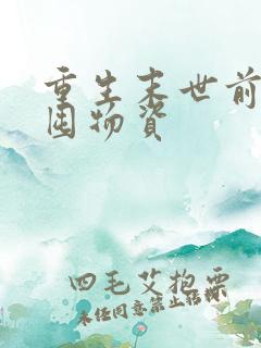 重生末世前疯狂囤物资