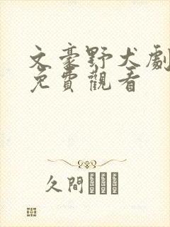 文豪野犬剧场版免费观看